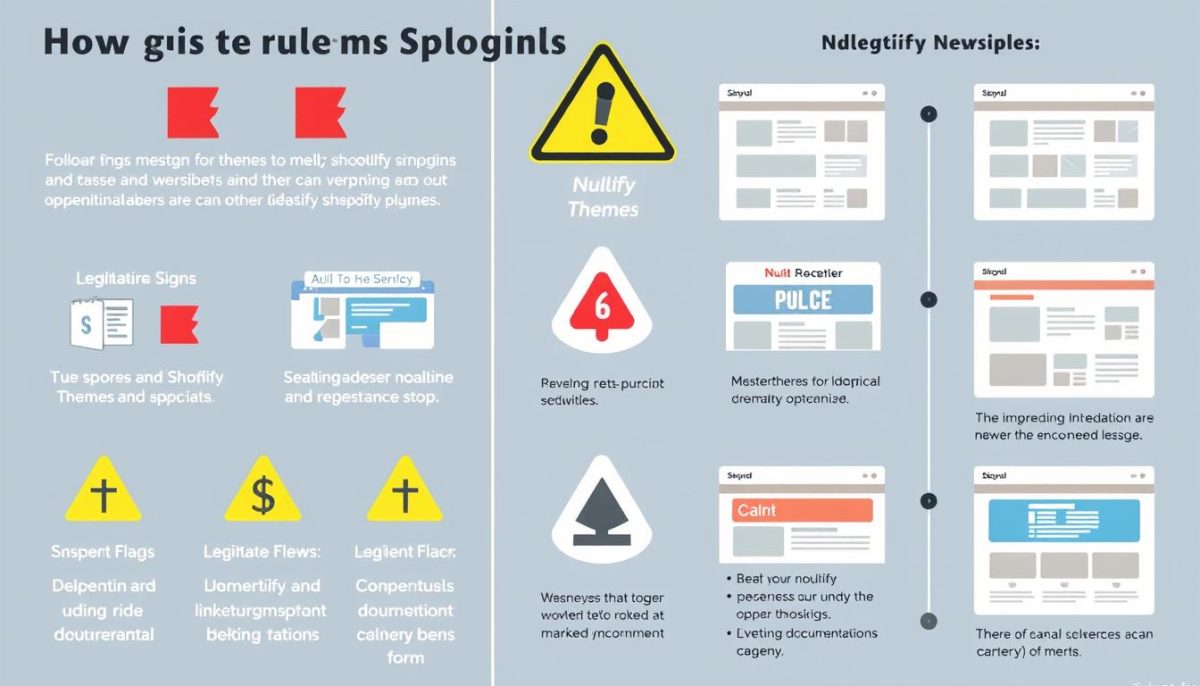 Red flags for identifying nulled Shopify themes and plugins