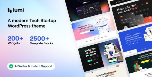 Lumi 3.0.5 – Tech Startup WordPress Theme Lumi 3.0.5 – Tech Startup WordPress Theme