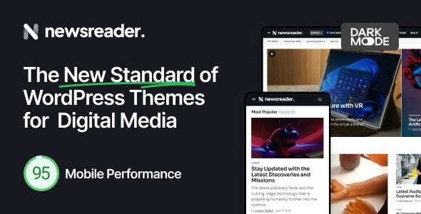 Newsreader 1.1.2 – Revolutionary WordPress Theme for Digital Media Newsreader 1.1.2 – Revolutionary WordPress Theme for Digital Media