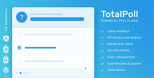 TotalPoll Pro 4.12.0 – Responsive WordPress Poll Plugin TotalPoll Pro 4.12.0 – Responsive WordPress Poll Plugin