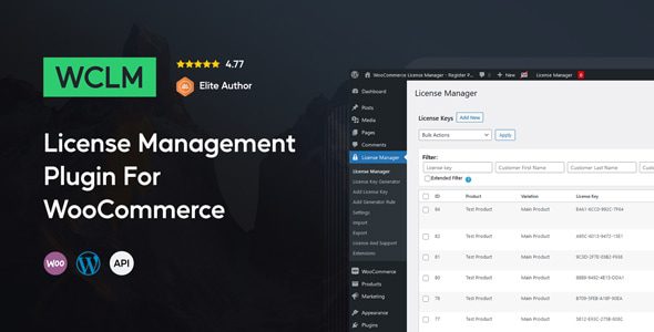 WooCommerce License Manager 7.0.8 WooCommerce License Manager 7.0.8